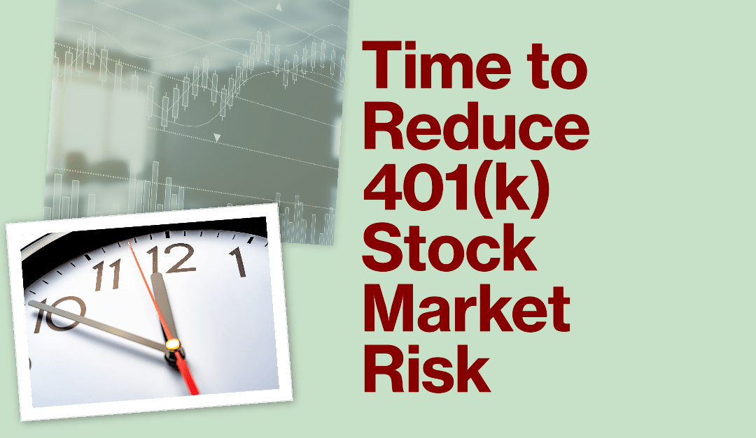 It’s that time again. To reduce 401(k) stock market risk.